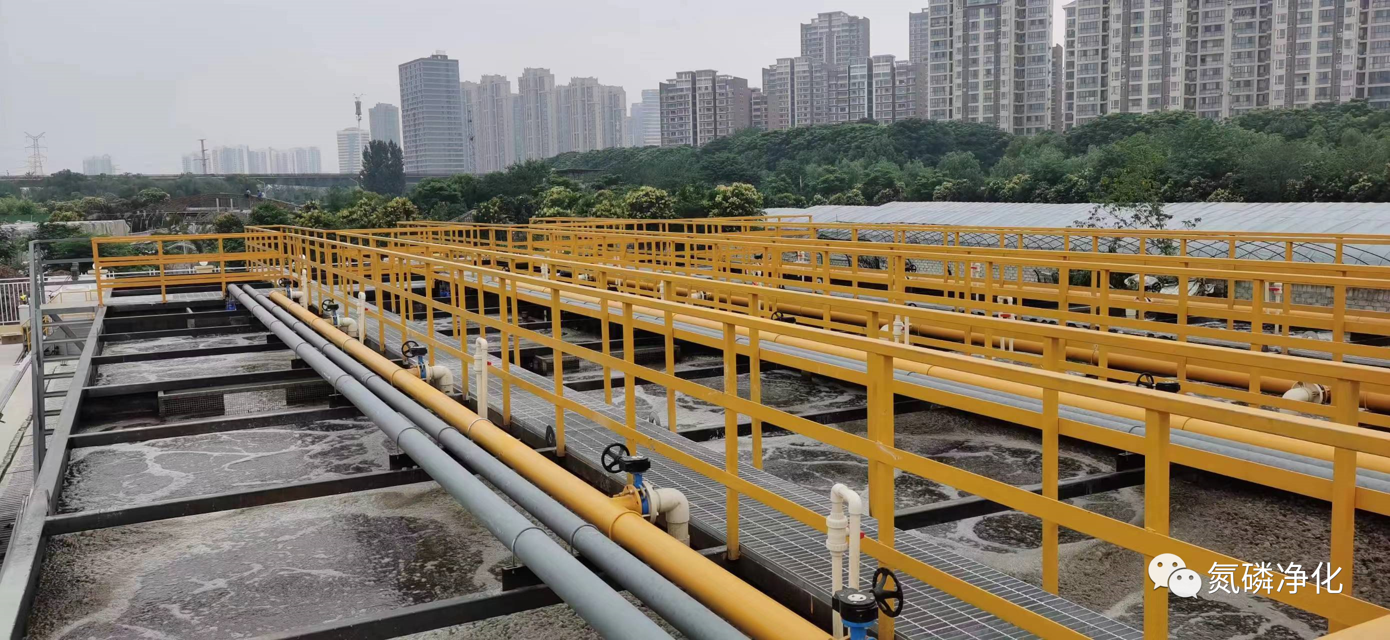 4000t/d MBBR一体化设备安装调试完成
