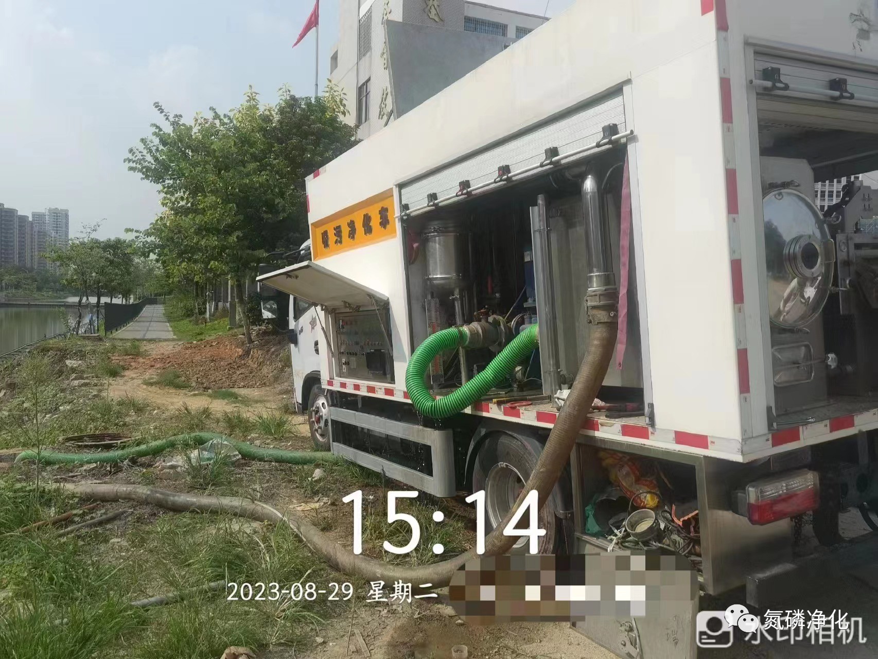 污水净化车近日奔赴福建作业