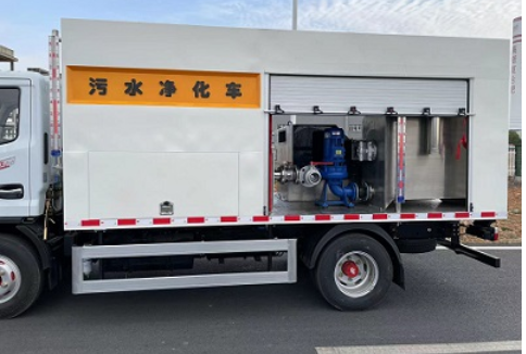 湖北氮磷污水净化车，高效节能，环保无污染